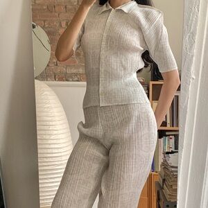 Issey Miyake Pleats Please Chinese Print Set JP3